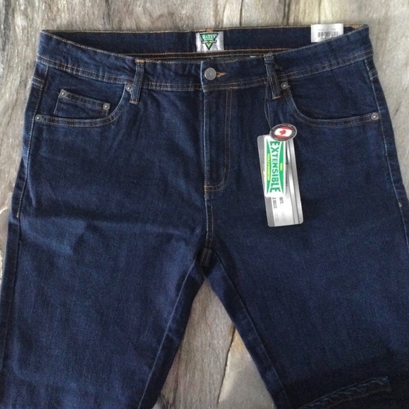 GATTS Workwear Stretch 36/34 Jeans SMR-300 Blue Denim - Picture 4 of 16